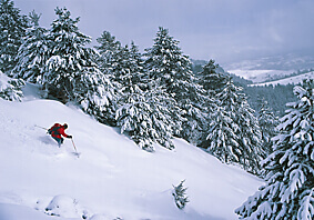 Skiing Albania